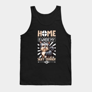 Home is with my Australian Silky Terrier Tank Top